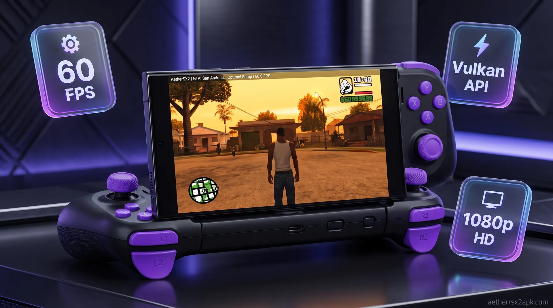GTA San Andreas AetherSX2 Optimal Setup