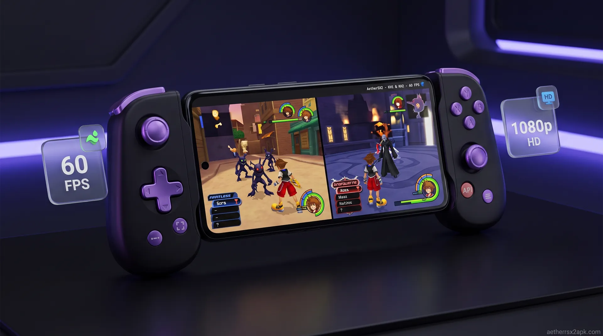 Kingdom Hearts AetherSX2 Settings and Fixes